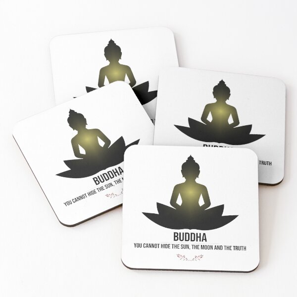 Item preview, Buddha Says You Cannot Hide The Sun The Moon And The Truth Spiritual Meditation Yoga Gift designed and sold by Digital Lama Creations.