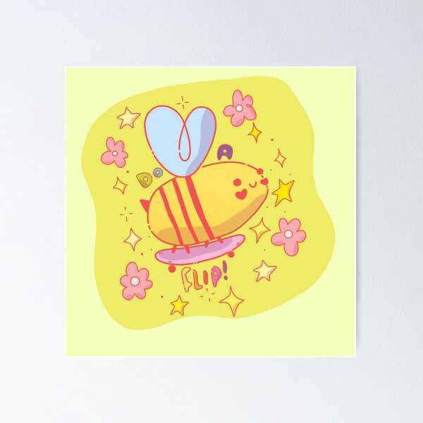 Item preview, Do a Flip! Skateboarding Bee designed and sold by Aileen Swansen.