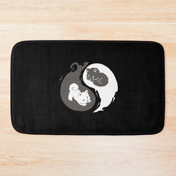 Item preview, essential cute cat yin yang sticker designed and sold by fitribeauty.