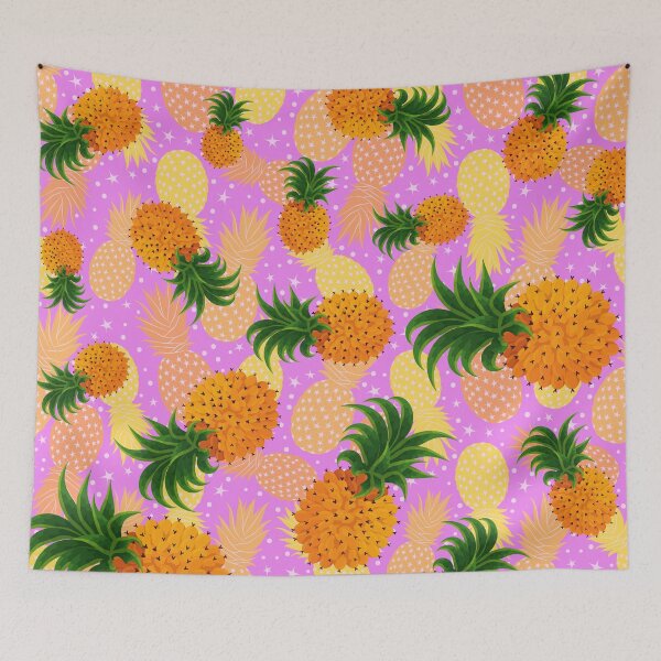 Item preview, Golden pineapple pattern designed and sold by Zukhra79.