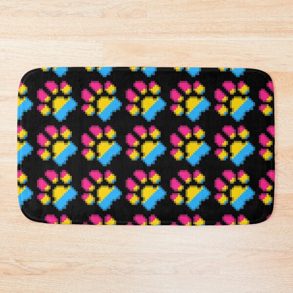 Item preview, Pansexual Pixel Pride Paws designed and sold by Kitfusion Designs.