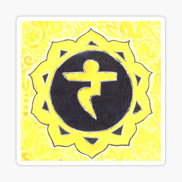 Solar Plexus Chakra Sticker