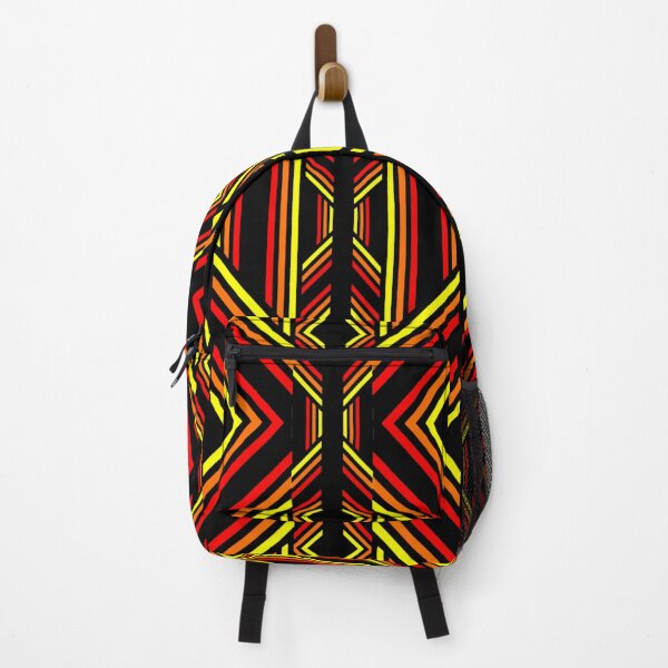 Item preview, Black Fire Native Diamond Pattern  designed and sold by JMWCD.