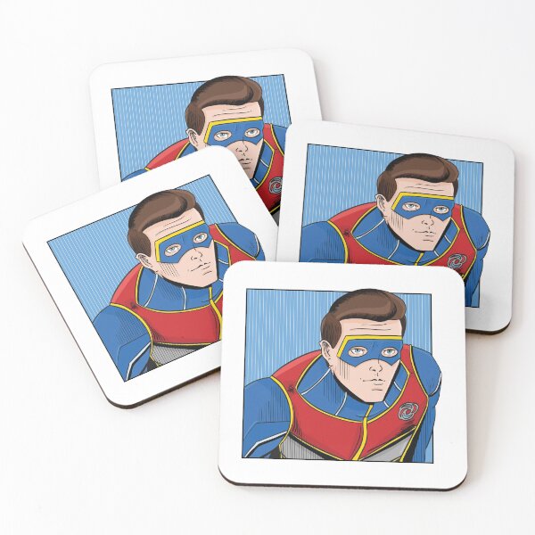 Item preview, Comic Book Style Captain Man designed and sold by Linneke.