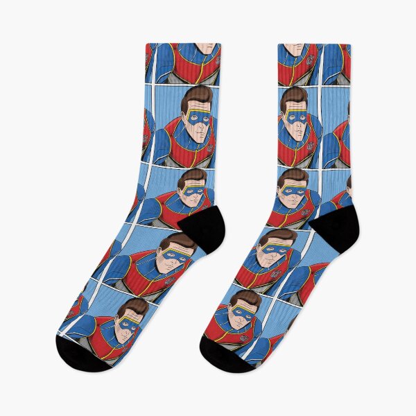 Item preview, Comic Book Style Captain Man designed and sold by Linneke.