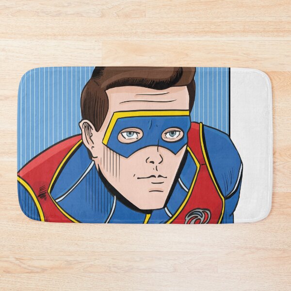 Item preview, Comic Book Style Captain Man designed and sold by Linneke.