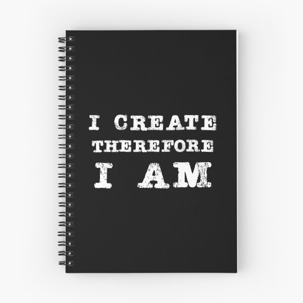 Item preview, Content Creator Quotes: I Create Therefore I Am designed and sold by GraffitiSoup.