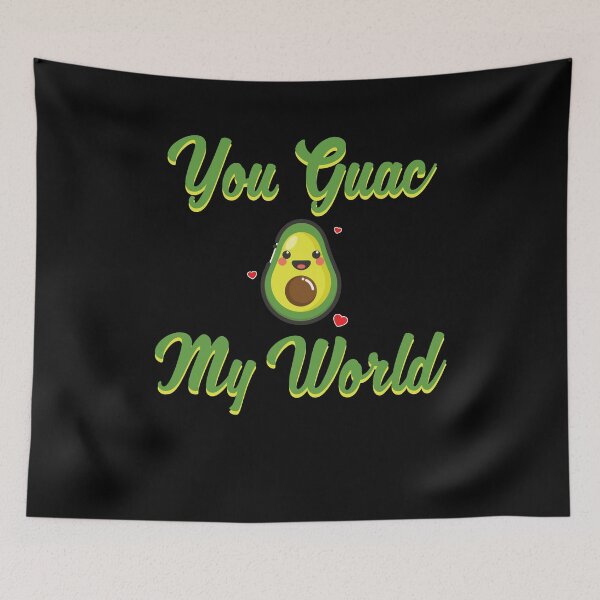 Item preview, Avocado Love Guacamole Fruit Food Cute Pun You Guac My World designed and sold by ChromanautMerch.