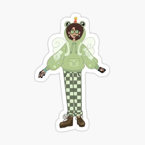 Frog Outfit Stickers for Sale | Redbubble