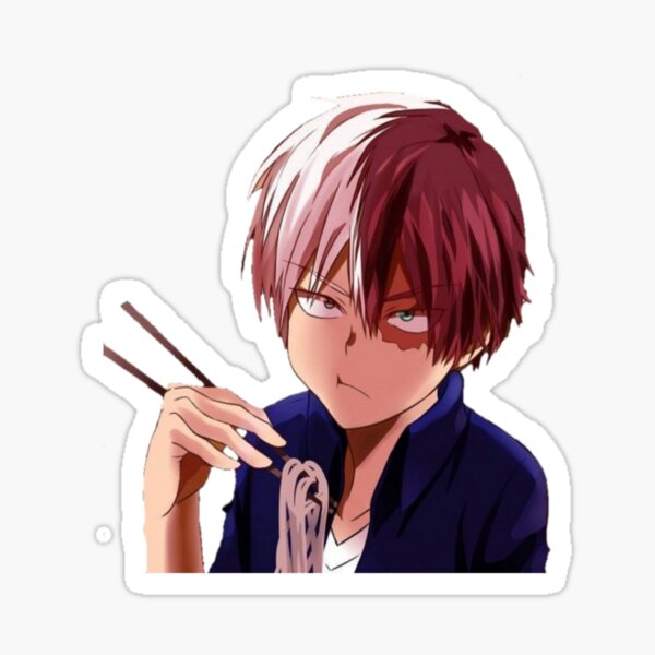 todoroki sticker by bittersweet2020 redbubble