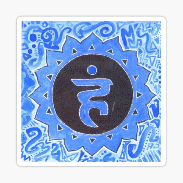 Throat Chakra Sticker
