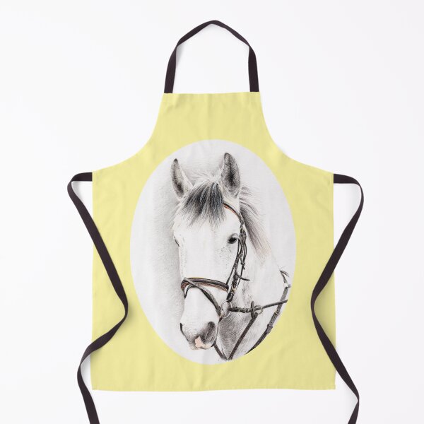 Aperçu de l'œuvre Portrait de cheval-jaune clair créée et vendue par SandraWarmerdam.
