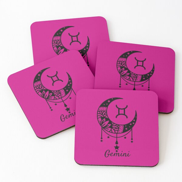 Item preview, Gemini Zodiac Crescent Moon Astrological Graphic designed and sold by DesignHouse07.