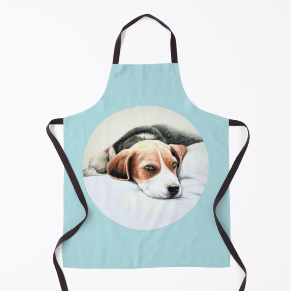 Item preview, Beagle Pencil Drawing (blue) designed and sold by SandraWarmerdam.