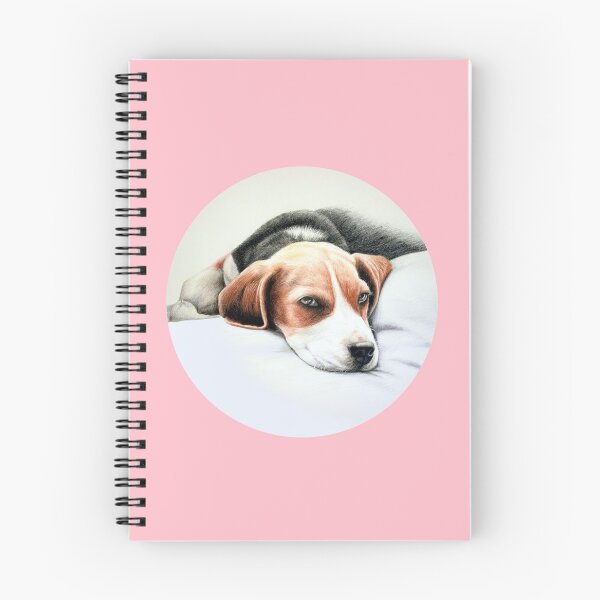 Item preview, Beagle Pencil Drawing (pink) designed and sold by SandraWarmerdam.