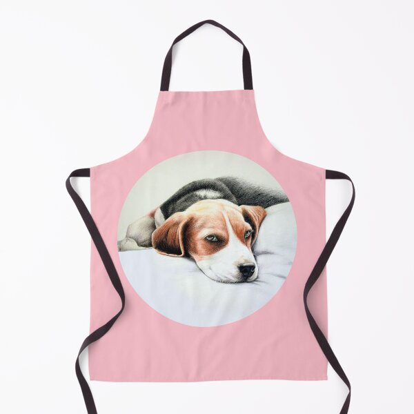 Item preview, Beagle Pencil Drawing (pink) designed and sold by SandraWarmerdam.