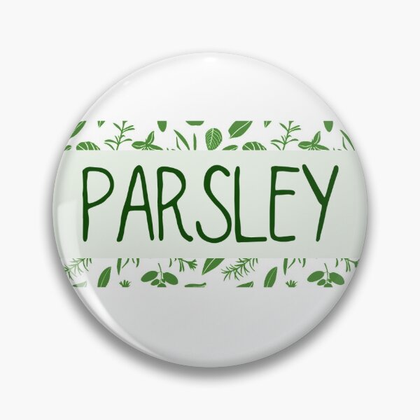 Item preview, Parsley Kitchen Storage Jar Label designed and sold by the-label-guy.