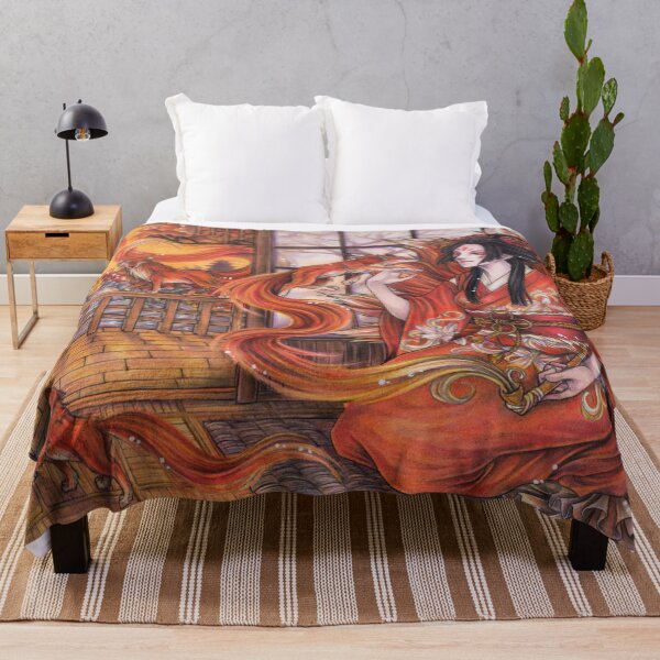 Item preview, Inari - Japanese fox goddess designed and sold by ZadzeneaArt.