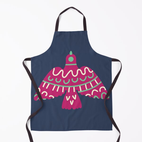 Item preview, Vivid Bird in Deep Ocean Blue Navy designed and sold by GUDIJA.