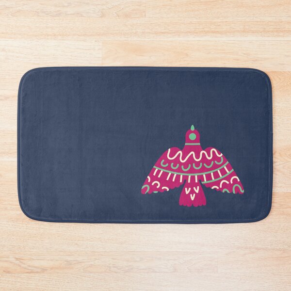 Item preview, Vivid Bird in Deep Ocean Blue Navy designed and sold by GUDIJA.