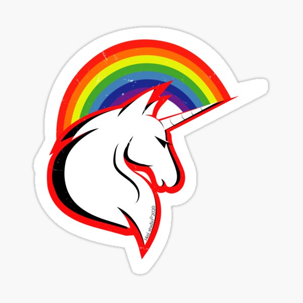 Rainbow Unicorn Sticker