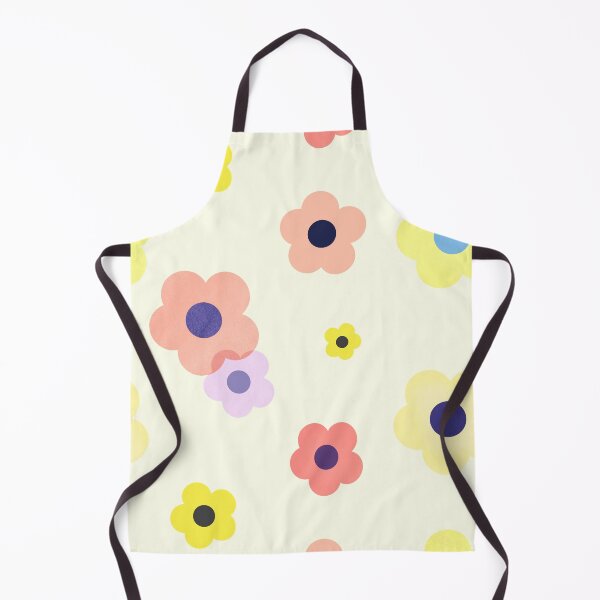 Item preview, Hippy Flowers (Pale Lemon Background) designed and sold by myfirstapt.