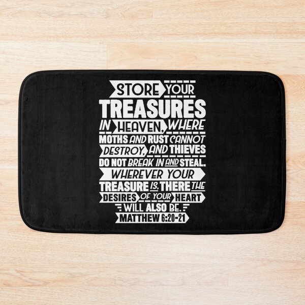 Item preview, Matthew 6:20-21 designed and sold by plushism.