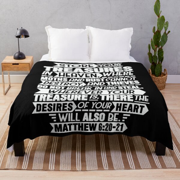 Item preview, Matthew 6:20-21 designed and sold by plushism.