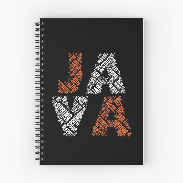 Item preview, JAVA - word cloud (dark orange) designed and sold by topgift.