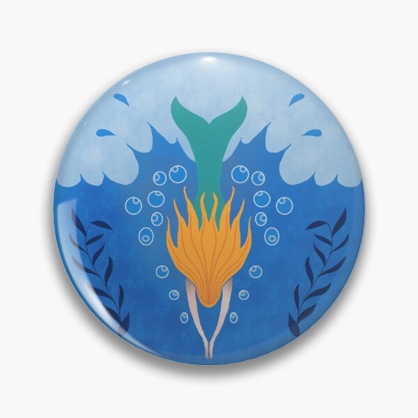 Item preview, Mermaid diving designed and sold by NitArtCafe.