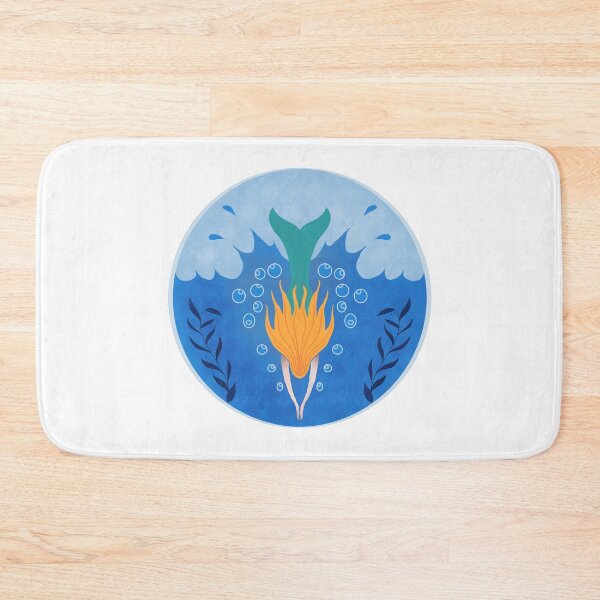 Item preview, Mermaid diving designed and sold by NitArtCafe.