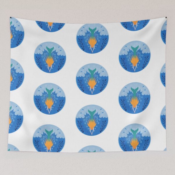 Item preview, Mermaid diving designed and sold by NitArtCafe.