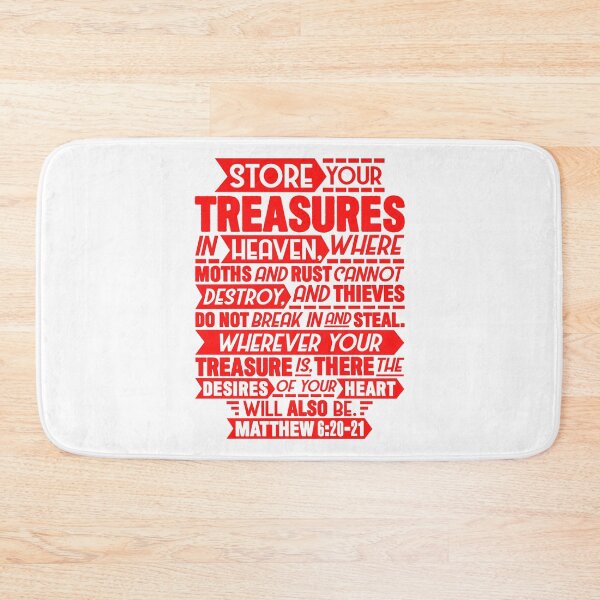 Item preview, Matthew 6:20-21 designed and sold by plushism.