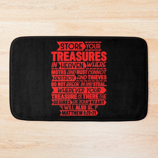 Item preview, Matthew 6:20-21 designed and sold by plushism.