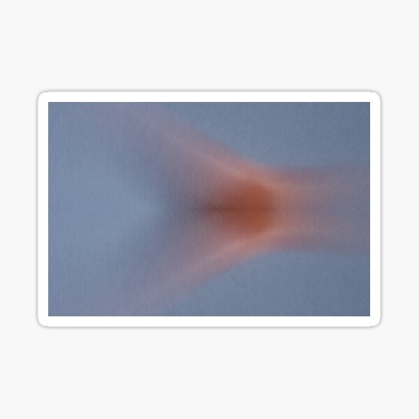 Abstract red nebula in the silver gray space Sticker