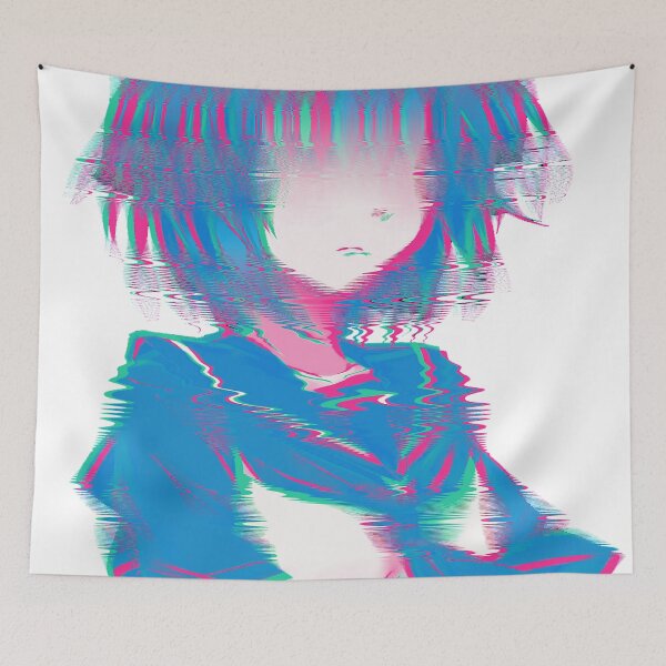 Item preview, Anime Girl Glitched  designed and sold by glitchhub.