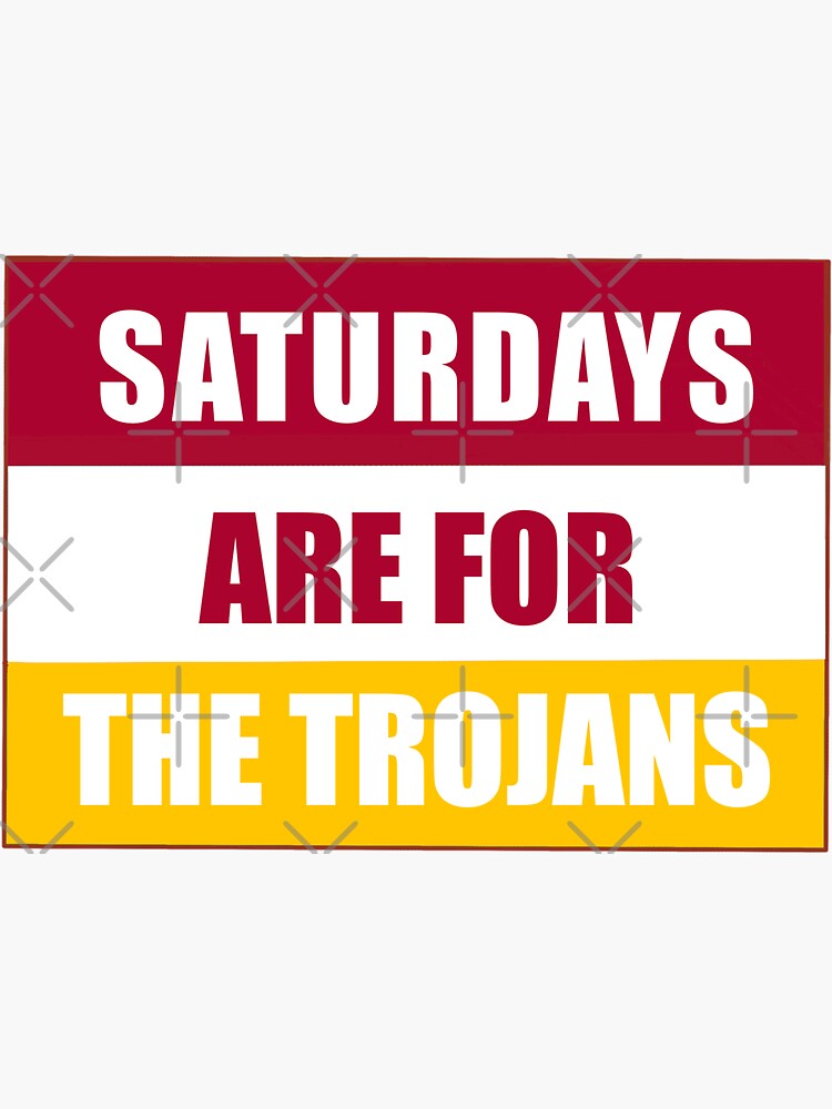 "Usc barstool flag " Sticker for Sale by beccasullivan Redbubble