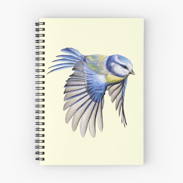 Item preview, Blue Tit Coloured Pencil Drawing (light yellow) designed and sold by SandraWarmerdam.