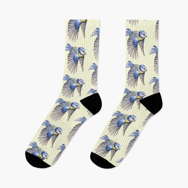 Item preview, Blue Tit Coloured Pencil Drawing (light yellow) designed and sold by SandraWarmerdam.