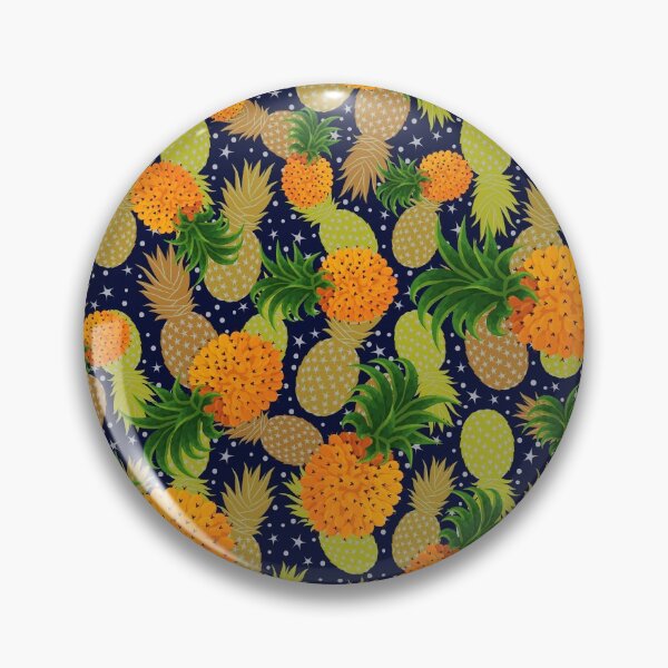 Item preview, Golden pineapple pattern designed and sold by Zukhra79.