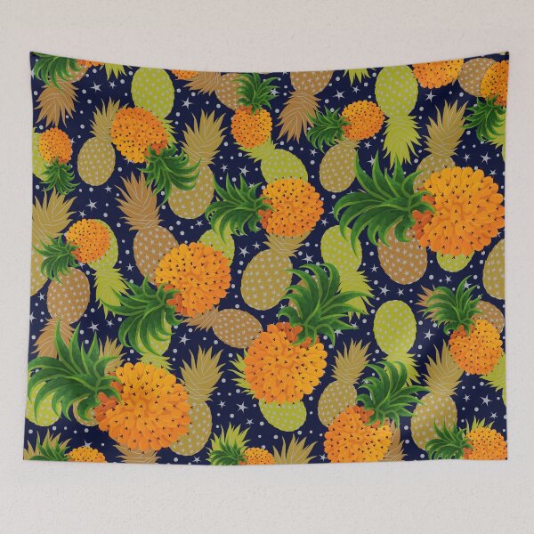 Item preview, Golden pineapple pattern designed and sold by Zukhra79.