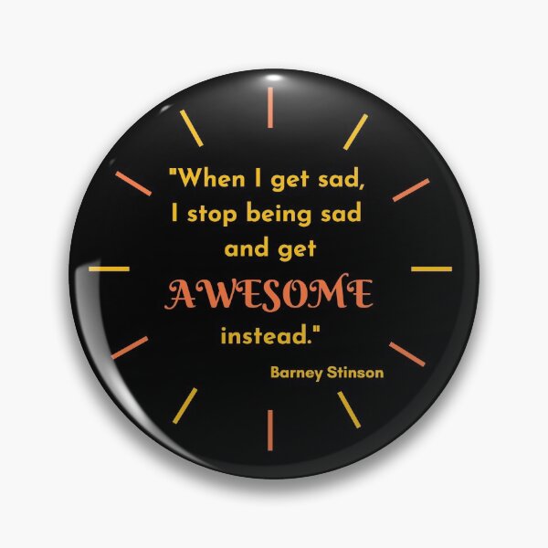 Item preview, Barney's wisdom phrase designed and sold by Tendência Ninja.