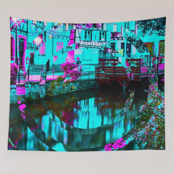 Item preview, Amsterdam Vaporwave Glitch Art designed and sold by glitchhub.