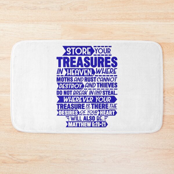 Item preview, Matthew 6:20-21 designed and sold by plushism.