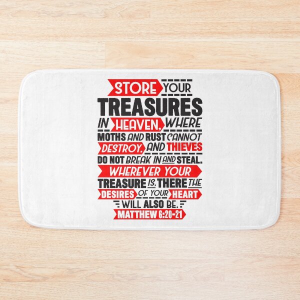Item preview, Matthew 6:20-21 designed and sold by plushism.