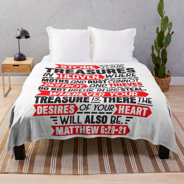 Item preview, Matthew 6:20-21 designed and sold by plushism.