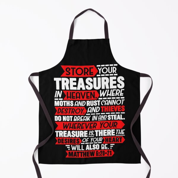Item preview, Matthew 6:20-21 designed and sold by plushism.