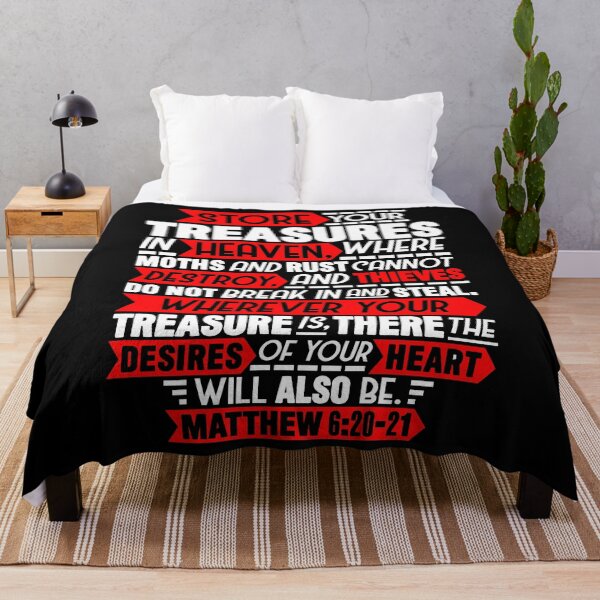Item preview, Matthew 6:20-21 designed and sold by plushism.