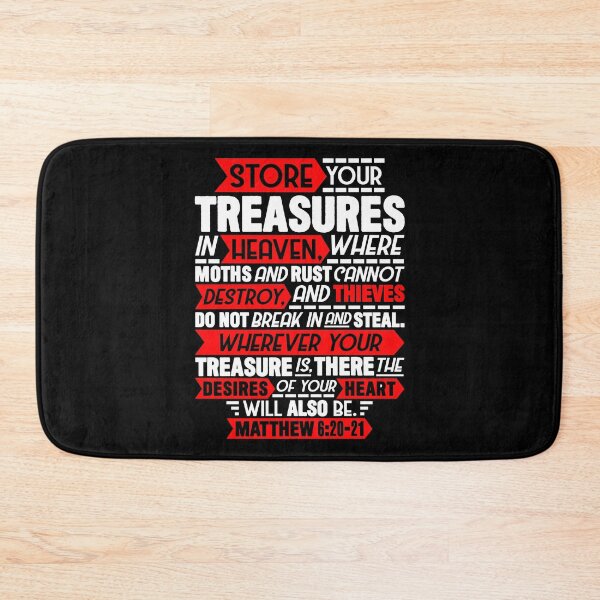 Item preview, Matthew 6:20-21 designed and sold by plushism.
