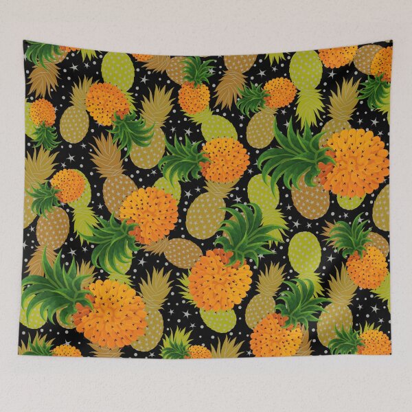 Item preview, Golden pineapple pattern designed and sold by Zukhra79.